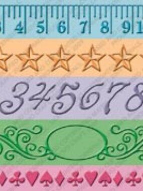 Measure By Measure - Cuttlebug 7" Embossing Borders (set of 5)